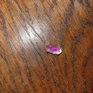 Kendra scott dichroic glass necklace